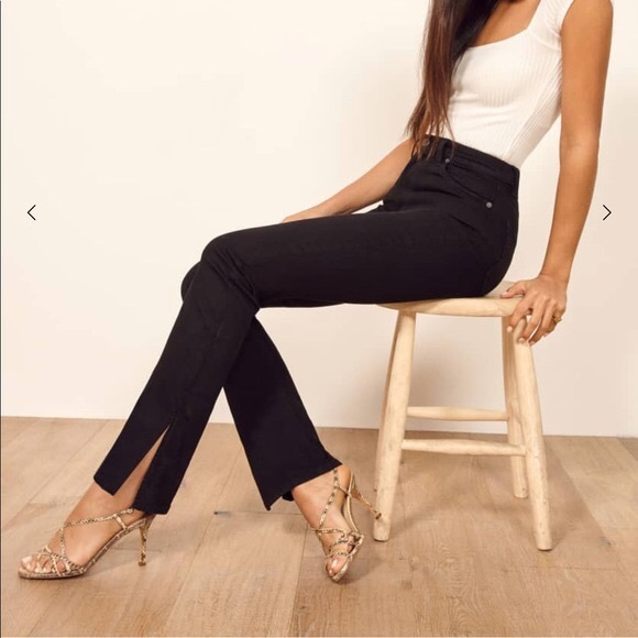 Reformation Denim - NWT Black Perri Jean